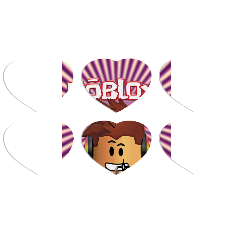 Магнитные фотопазлы Сердце 50 на 50 набор 6 штук Follow Me to Roblox