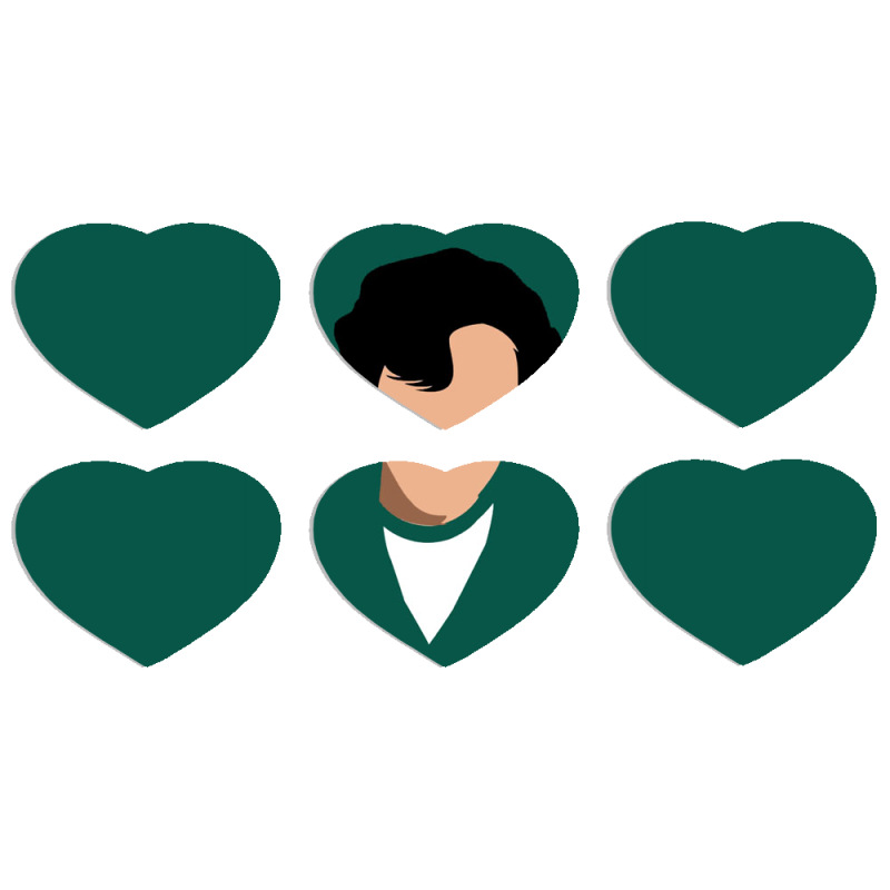 Магнитные фотопазлы Сердце 50 на 50 набор 6 штук siquid game 456