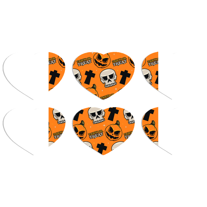 Магнитные фотопазлы Сердце 50 на 50 набор 6 штук Halloween Trick or Treat