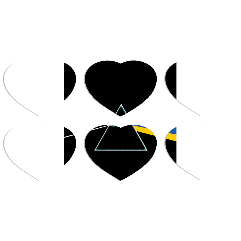 Магнитные фотопазлы Сердце 50 на 50 набор 6 штук Pink Floyd Україна