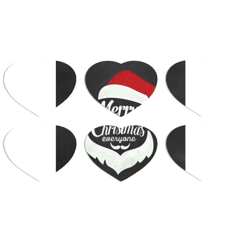 Магнитные фотопазлы Сердце 50 на 50 набор 6 штук 