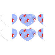 Магнитные фотопазлы Сердце 50 на 50 набор 6 штук 