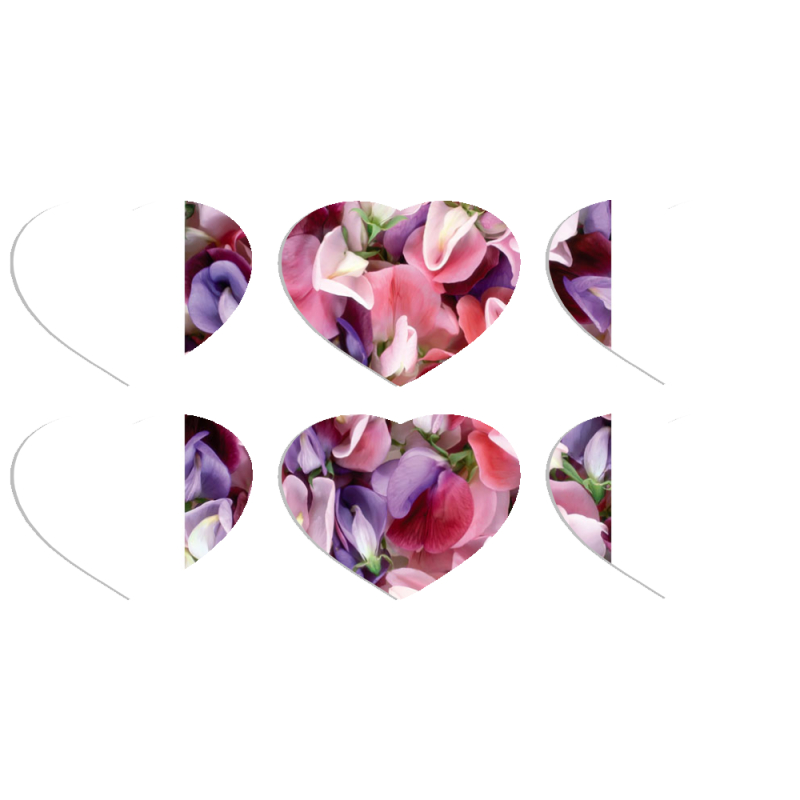 Магнитные фотопазлы Сердце 50 на 50 набор 6 штук 