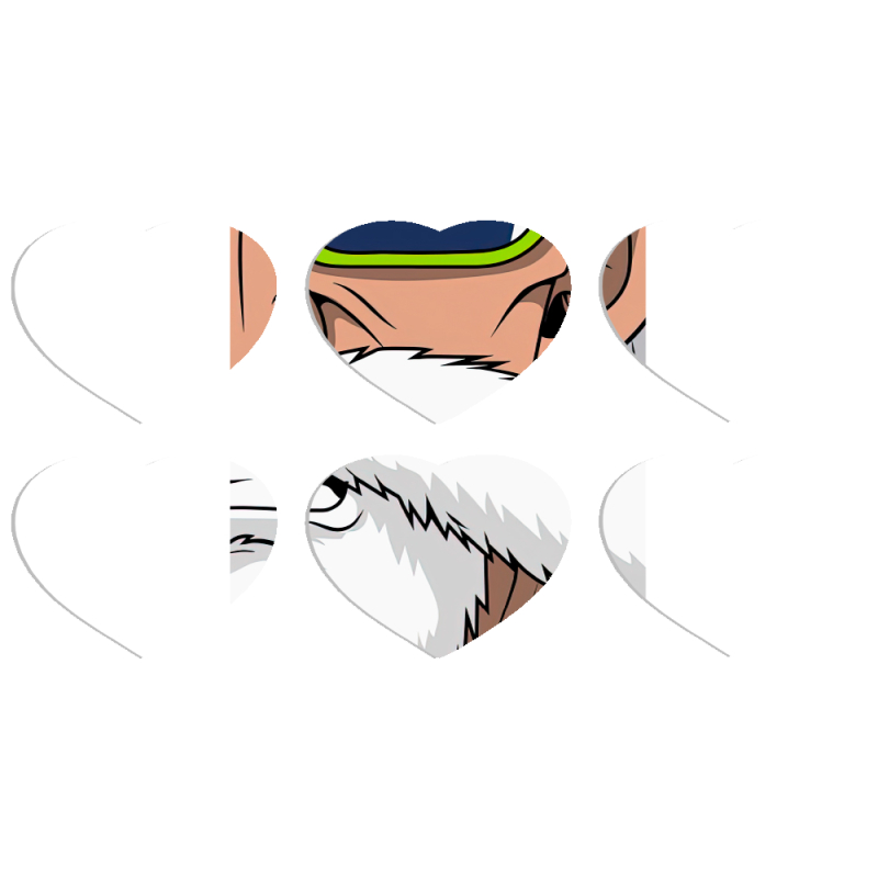 Магнитные фотопазлы Сердце 50 на 50 набор 6 штук Master Roshi