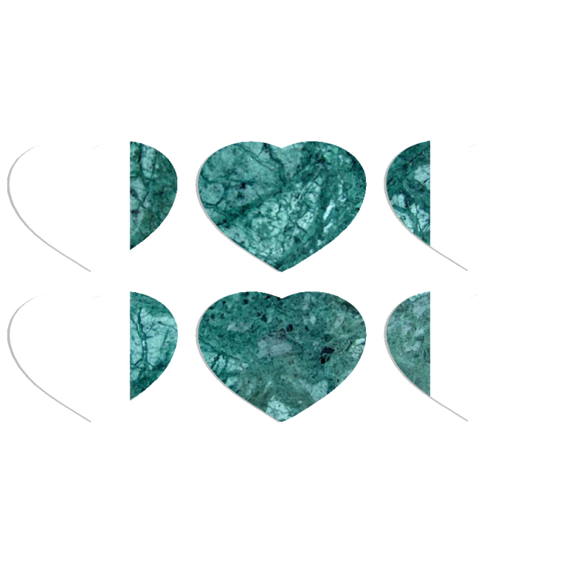 Магнитные фотопазлы Сердце 50 на 50 набор 6 штук 