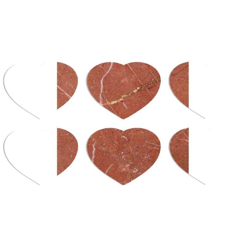 Магнитные фотопазлы Сердце 50 на 50 набор 6 штук 