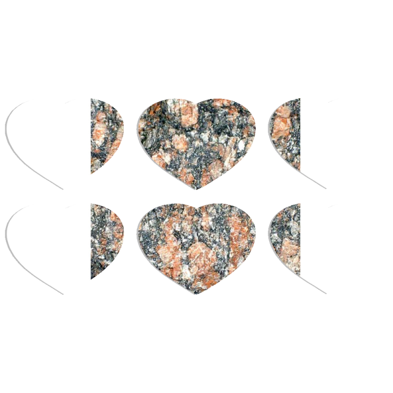 Магнитные фотопазлы Сердце 50 на 50 набор 6 штук 