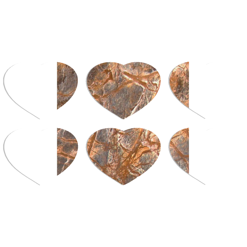 Магнитные фотопазлы Сердце 50 на 50 набор 6 штук 