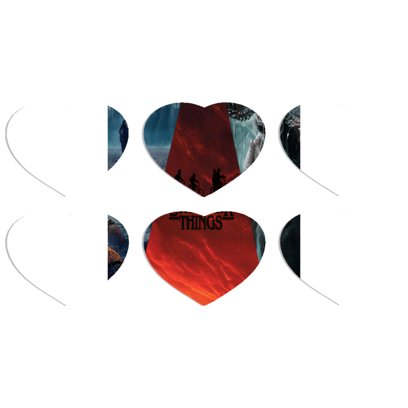 Магнитные фотопазлы Сердце 50 на 50 набор 6 штук Дивні дива