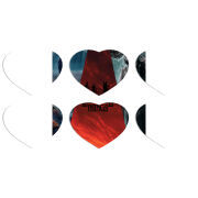 Магнитные фотопазлы Сердце 50 на 50 набор 6 штук Дивні дива