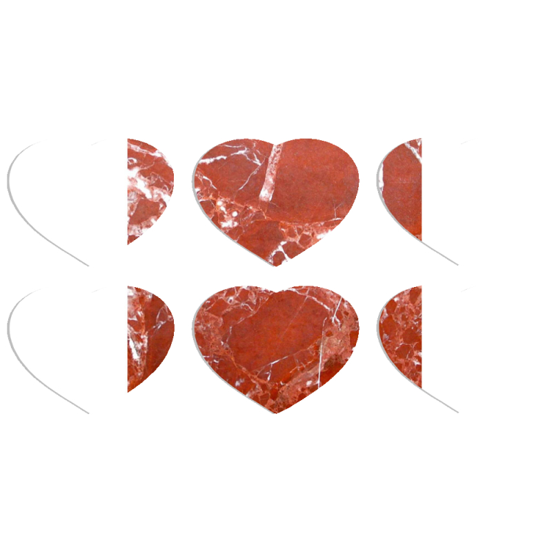 Магнитные фотопазлы Сердце 50 на 50 набор 6 штук 