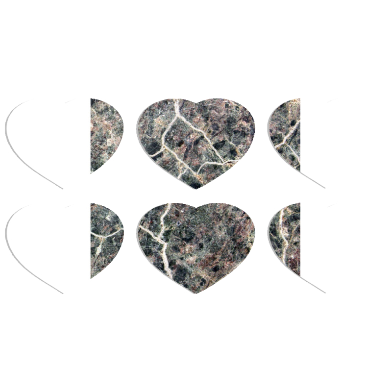 Магнитные фотопазлы Сердце 50 на 50 набор 6 штук 