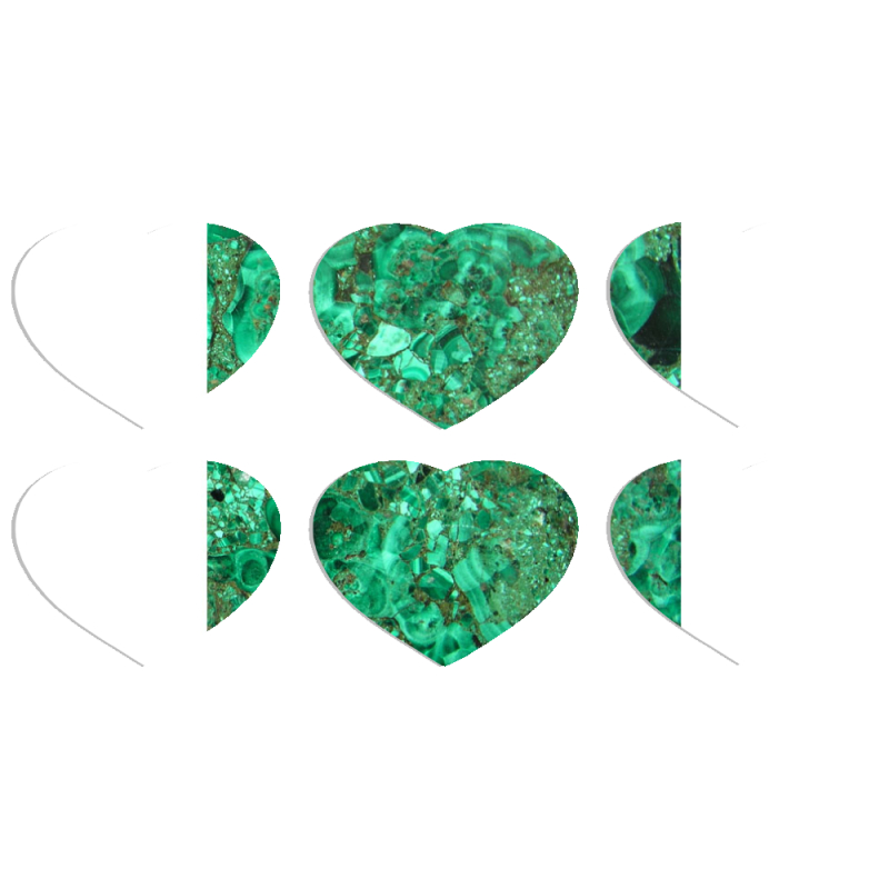 Магнитные фотопазлы Сердце 50 на 50 набор 6 штук 