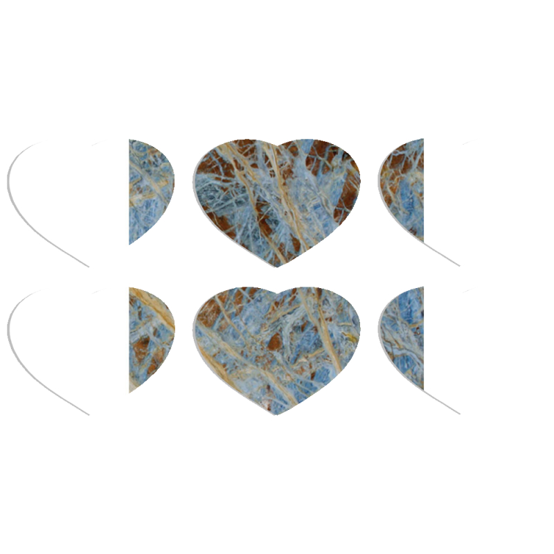 Магнитные фотопазлы Сердце 50 на 50 набор 6 штук 