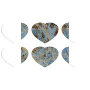 Магнитные фотопазлы Сердце 50 на 50 набор 6 штук 