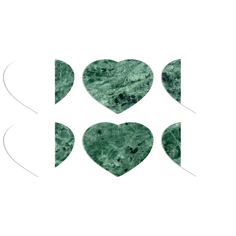 Магнитные фотопазлы Сердце 50 на 50 набор 6 штук 