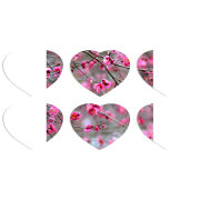 Магнитные фотопазлы Сердце 50 на 50 набор 6 штук 