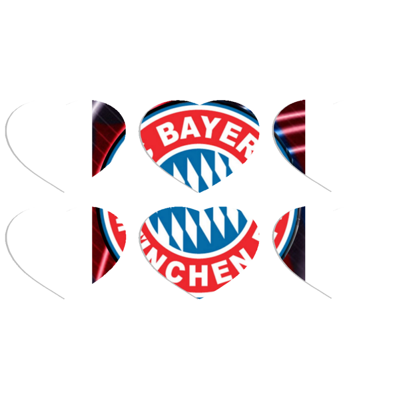 Магнитные фотопазлы Сердце 50 на 50 набор 6 штук 