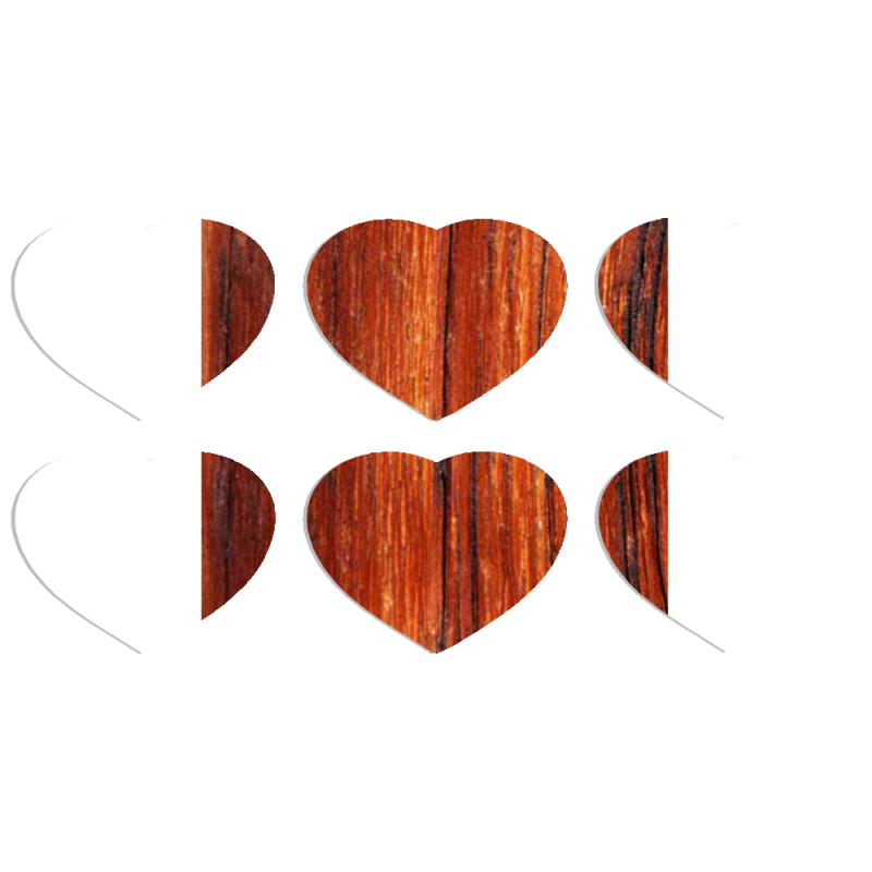 Магнитные фотопазлы Сердце 50 на 50 набор 6 штук 