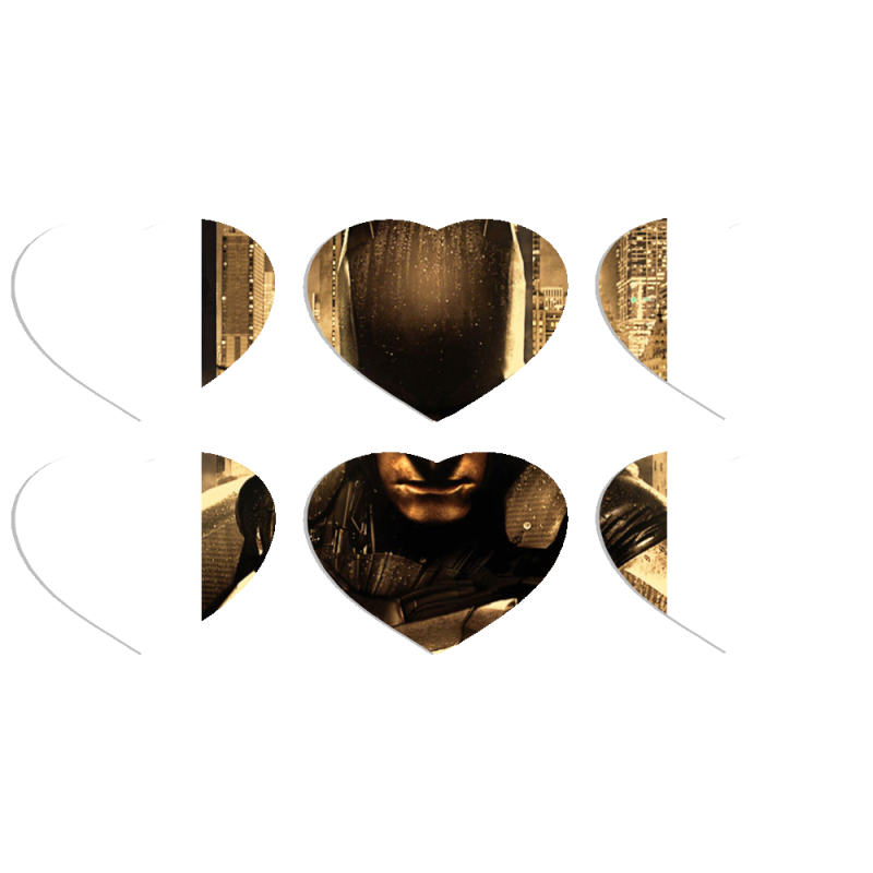 Магнитные фотопазлы Сердце 50 на 50 набор 6 штук 