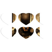 Магнитные фотопазлы Сердце 50 на 50 набор 6 штук 