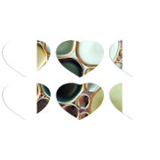 Магнитные фотопазлы Сердце 50 на 50 набор 6 штук 