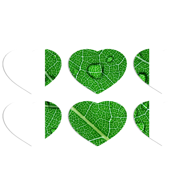 Магнитные фотопазлы Сердце 50 на 50 набор 6 штук 