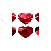 Магнитные фотопазлы Сердце 50 на 50 набор 6 штук 