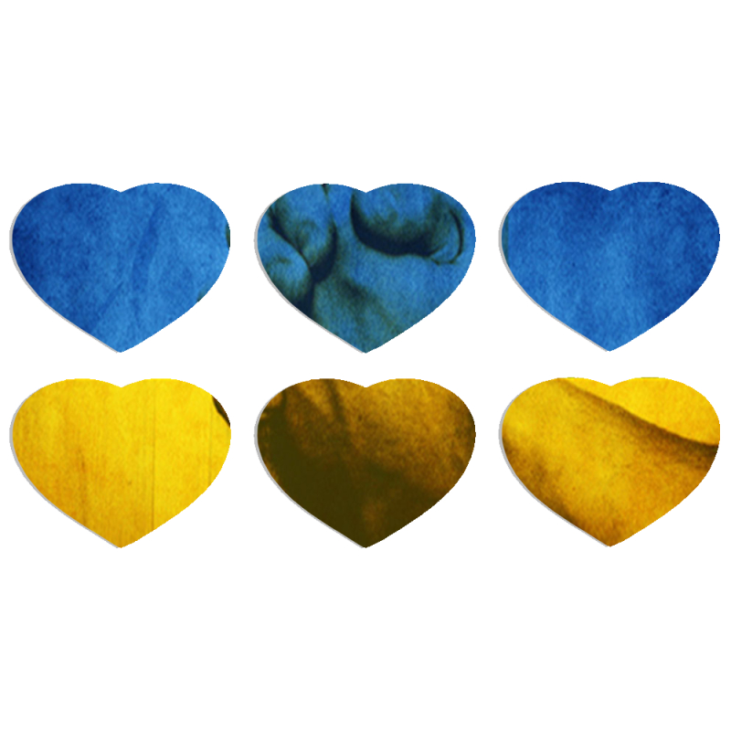 Магнитные фотопазлы Сердце 50 на 50 набор 6 штук Handshake