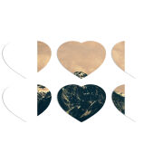Магнитные фотопазлы Сердце 50 на 50 набор 6 штук 