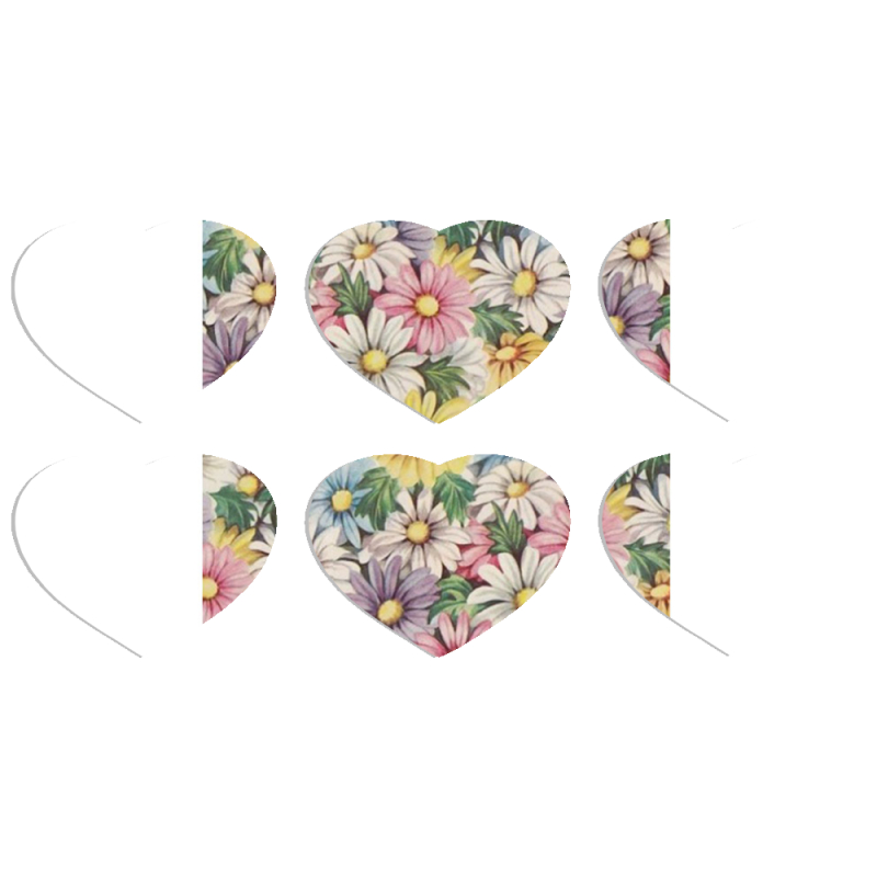 Магнитные фотопазлы Сердце 50 на 50 набор 6 штук 