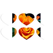 Магнитные фотопазлы Сердце 50 на 50 набор 6 штук 