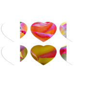 Магнитные фотопазлы Сердце 50 на 50 набор 6 штук 