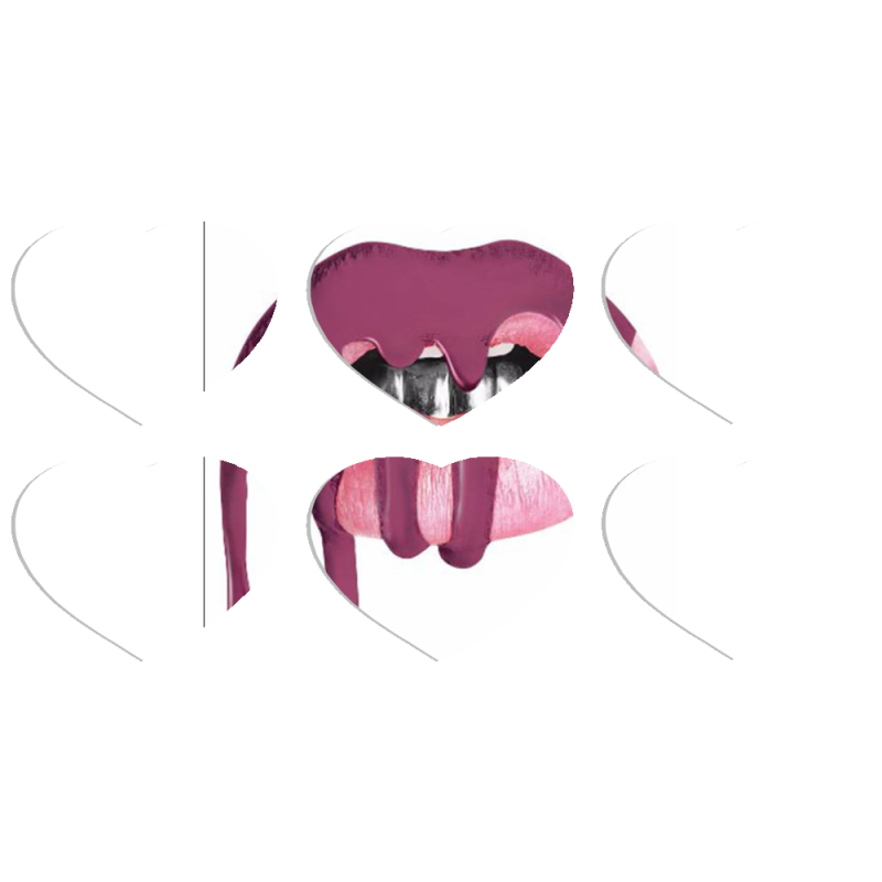 Магнитные фотопазлы Сердце 50 на 50 набор 6 штук 