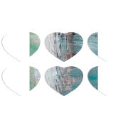 Магнитные фотопазлы Сердце 50 на 50 набор 6 штук 