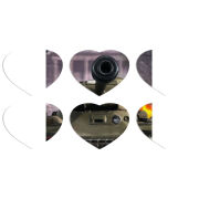 Магнитные фотопазлы Сердце 50 на 50 набор 6 штук 