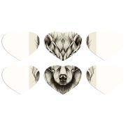 Магнитные фотопазлы Сердце 50 на 50 набор 6 штук 