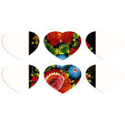 Магнитные фотопазлы Сердце 50 на 50 набор 6 штук 