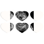 Магнитные фотопазлы Сердце 50 на 50 набор 6 штук 