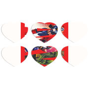 Магнитные фотопазлы Сердце 50 на 50 набор 6 штук 