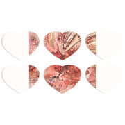 Магнитные фотопазлы Сердце 50 на 50 набор 6 штук 