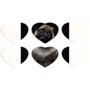 Магнитные фотопазлы Сердце 50 на 50 набор 6 штук 