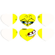 Магнитные фотопазлы Сердце 50 на 50 набор 6 штук 