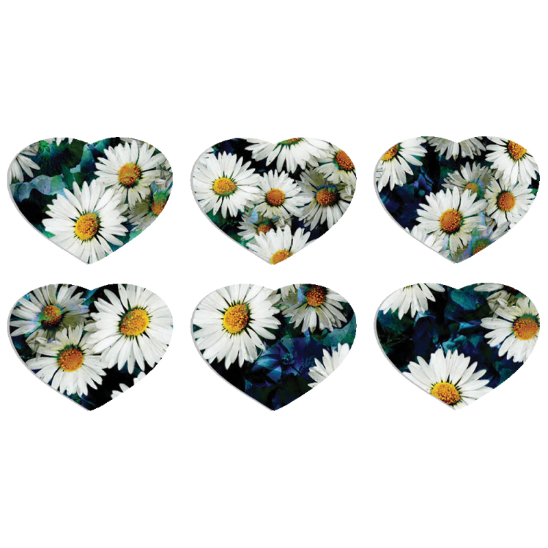 Магнитные фотопазлы Сердце 50 на 50 набор 6 штук 