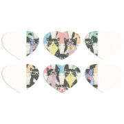 Магнитные фотопазлы Сердце 50 на 50 набор 6 штук 