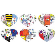 Магнитные фотопазлы Сердце 50 на 50 набор 6 штук 