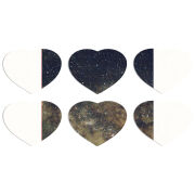 Магнитные фотопазлы Сердце 50 на 50 набор 6 штук 