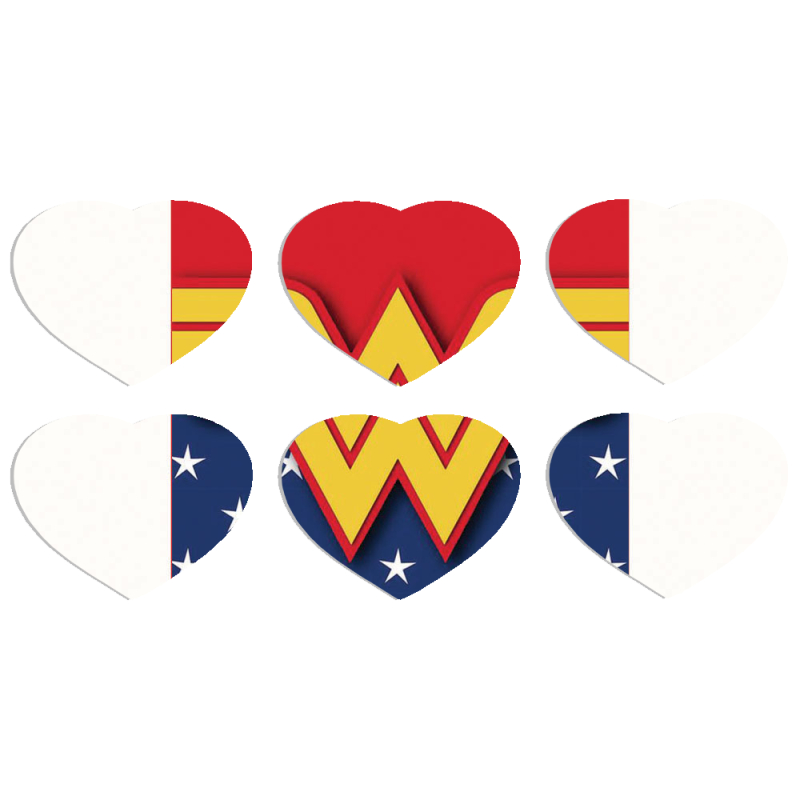 Магнитные фотопазлы Сердце 50 на 50 набор 6 штук 