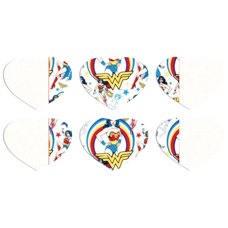 Магнитные фотопазлы Сердце 50 на 50 набор 6 штук 