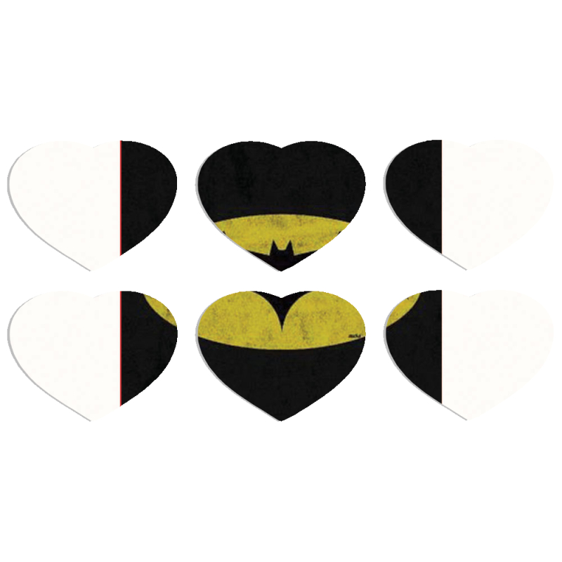 Магнитные фотопазлы Сердце 50 на 50 набор 6 штук 